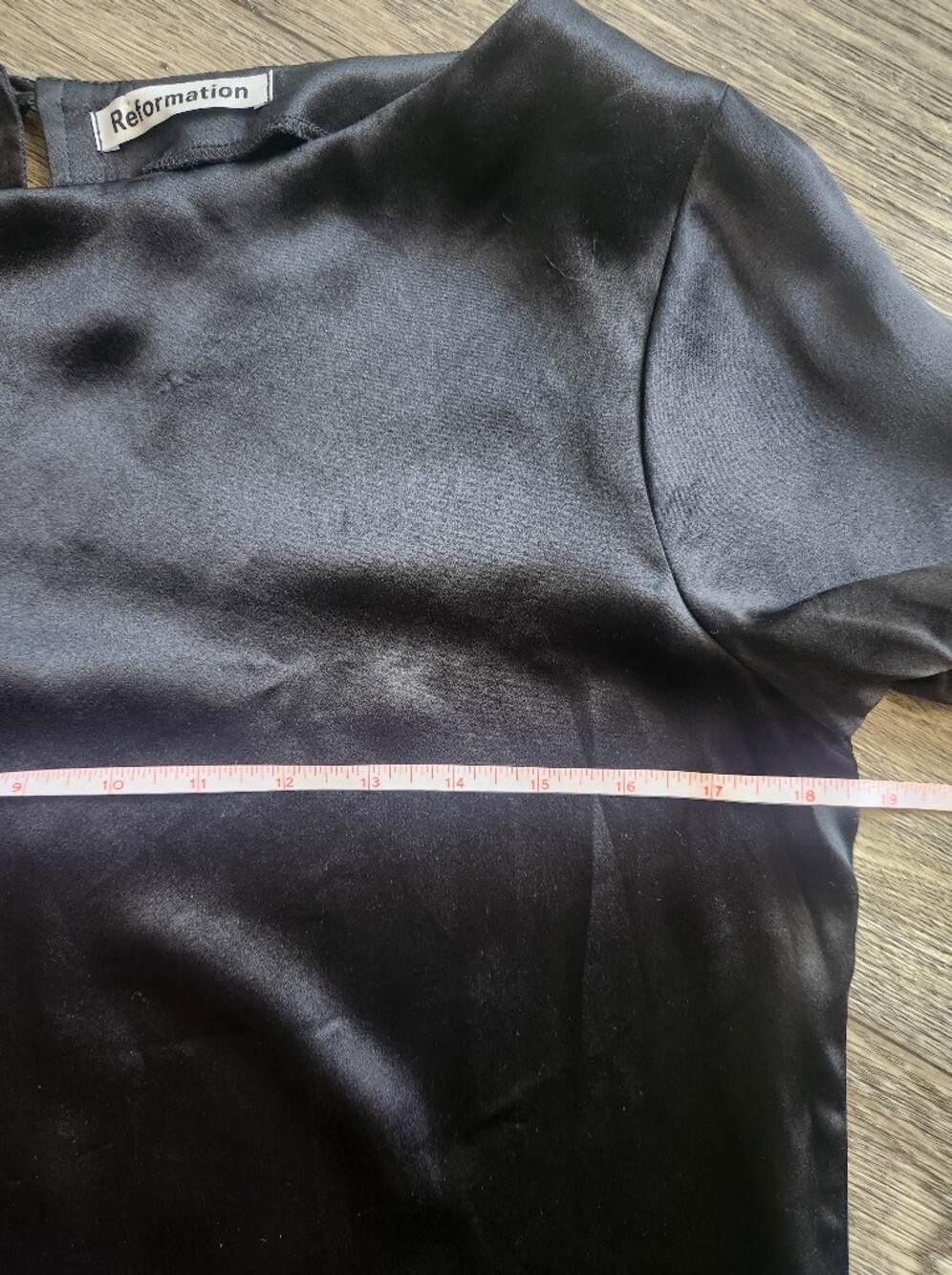 Reformation Ilyse Silk Mini Long Sleeve Dress in Black Size XS - Picture 6 of 9